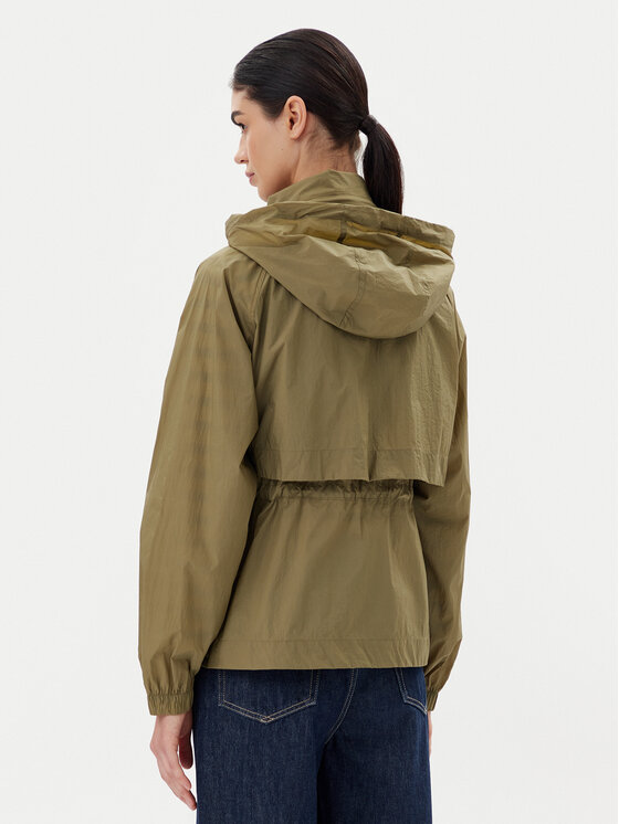 Ветровка свободного кроя WW0WW46444 Tommy Hilfiger, хаки — фото 3