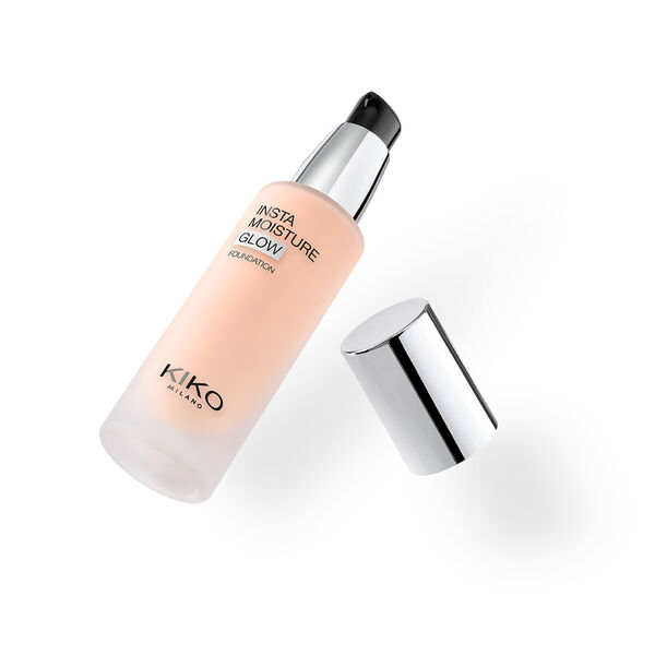 Увлажняющая жидкая основа с сияющим эффектом 3 розы, 30 мл Kiko Milano Instamoisture glow foundation, цвет 3 rose — фото 3