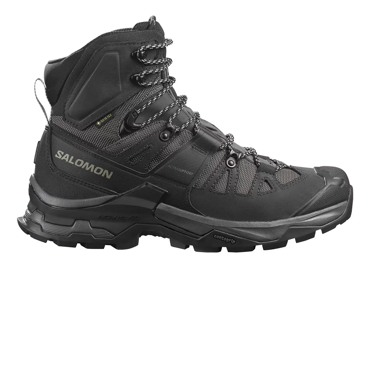

Salomon Quest 4 GTX Мужские горные ботинки, черный/серый