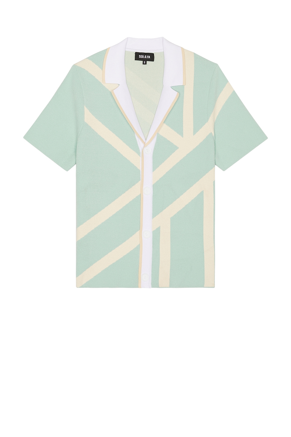 

Рубашка Lei Ser.O.Ya, sea glass & pale yellow