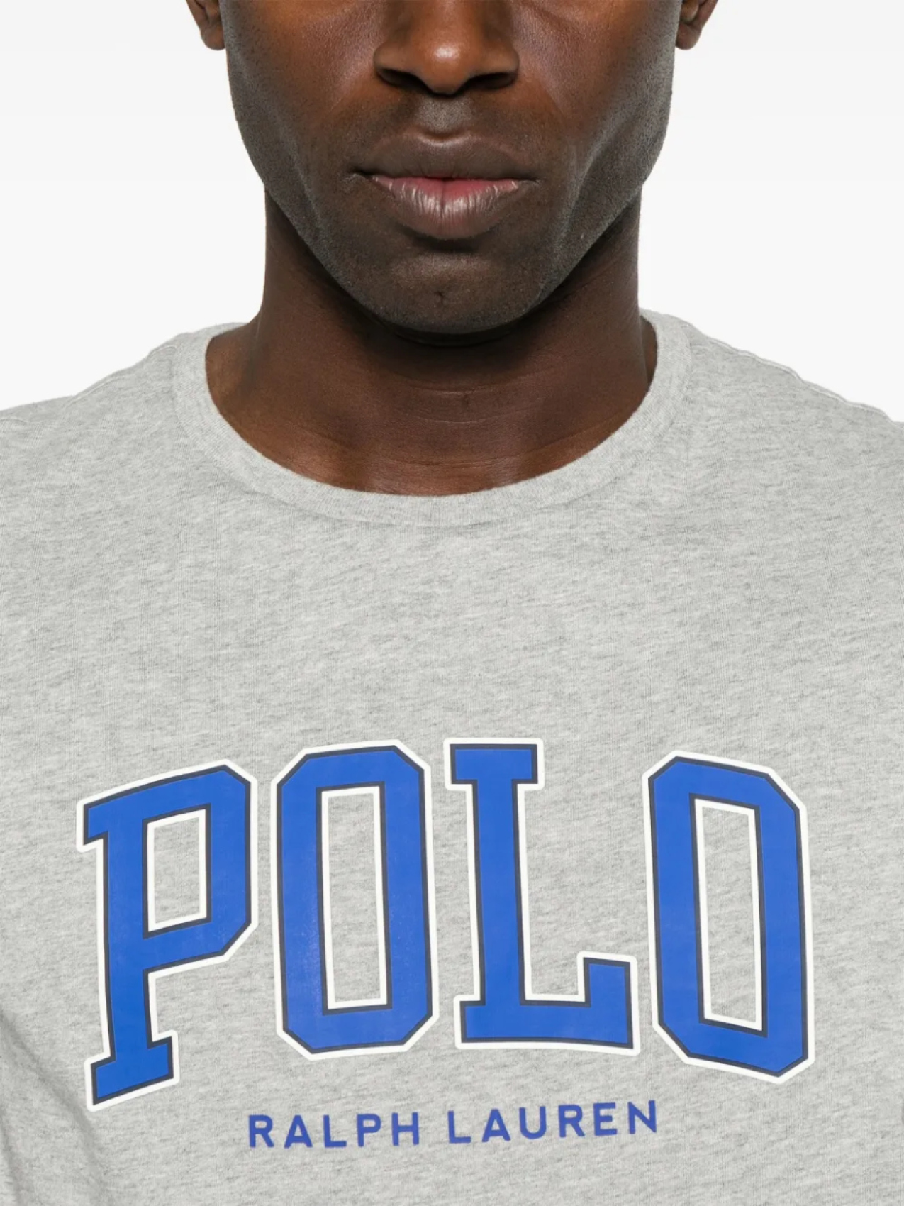 Футболка из джерси с логотипом Polo Ralph Lauren, серый — фото 4
