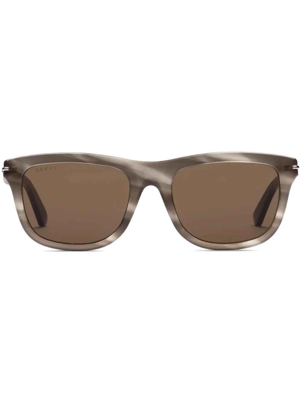 

Солнцезащитные очки в прямоугольной оправе Gucci Eyewear, коричневый