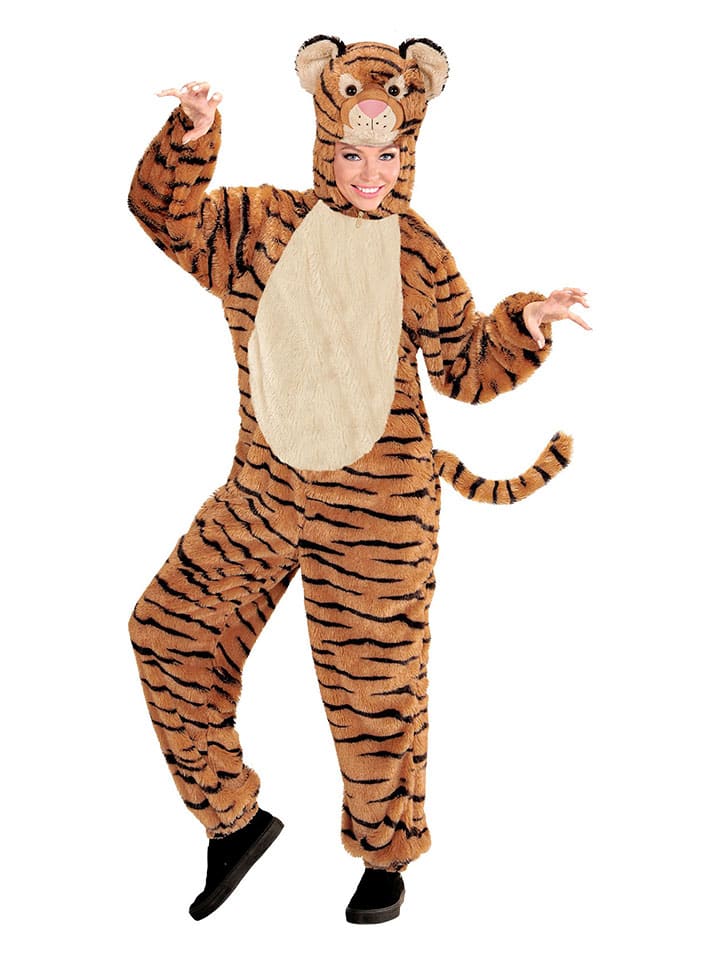 

Комбинезон Тигр светло-коричневого/бежевого/черного цвета Carnival Party