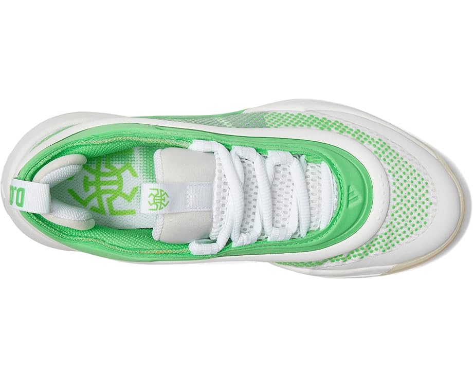 Детские баскетбольные кроссовки Adidas D.O.N. Issue 6 (большие дети) Adidas Kids, White/Screaming Green/Lucid Blue — фото 2