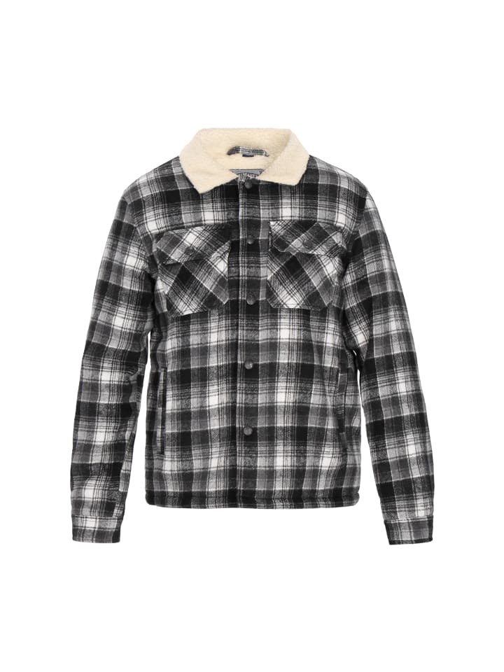 

Мужская куртка черно-белого цвета DreiMaster Vintage