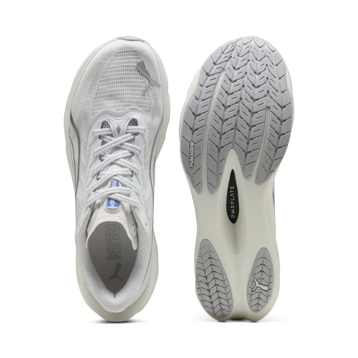 Мужские беговые кроссовки Deviate Nitro 4 PUMA, PUMA White-Feat — фото 4