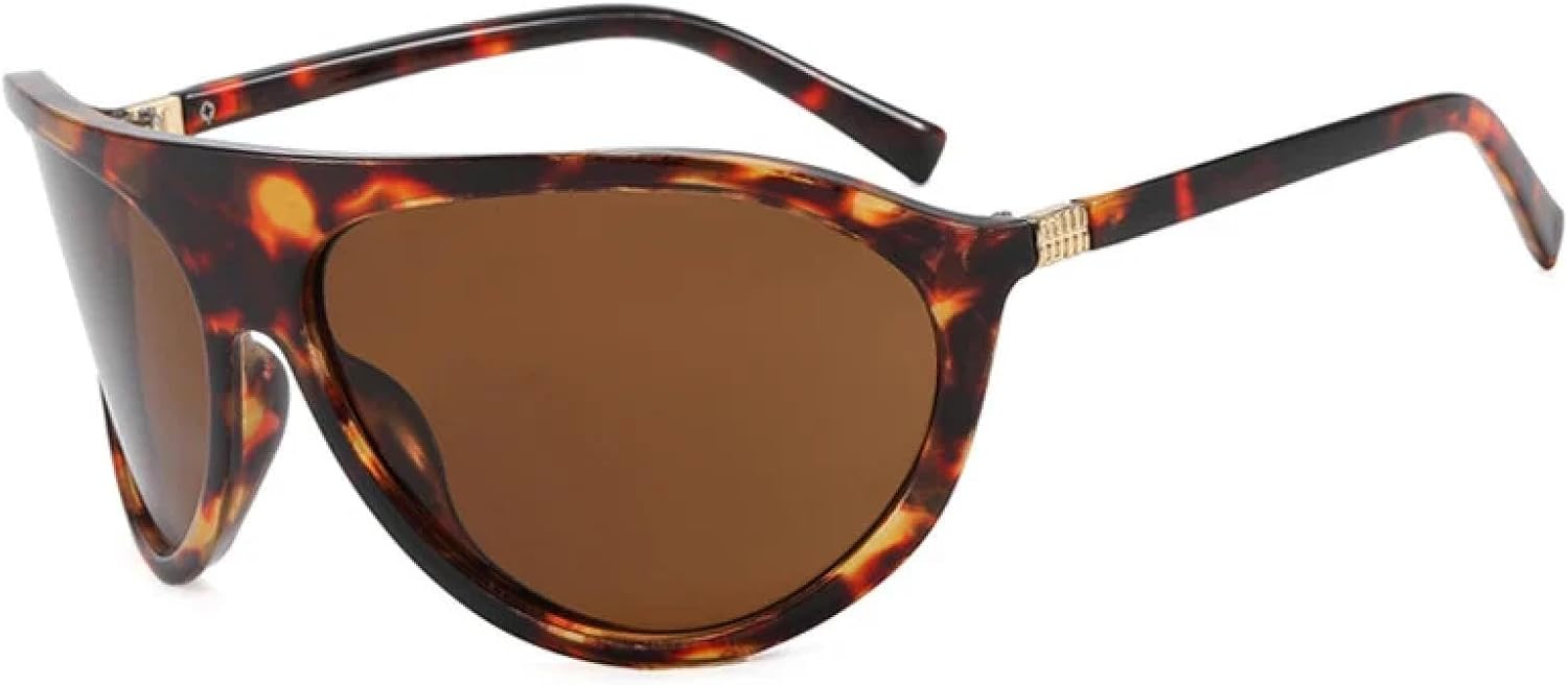 

Винтажные женские солнцезащитные очки с леопардовым принтом, конфетные оттенки, защита от УФ-излучения UV400; мужские модные солнцезащитные очки в стиле панк MWTSYSQ, Leopardabrown