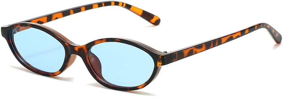 

Ретро-солнцезащитные очки овальной формы для женщин, модные ретро-очки с зеленым градиентом, защита от УФ-излучения UV400 для мужчин, трендовые круглые солнцезащитные очки с заклепками KTUCN, Leopard Blue