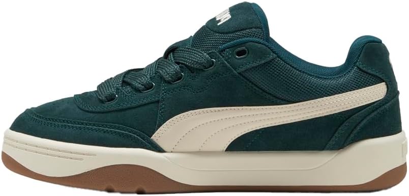 Мужские кроссовки PUMA Park Lifestyle Sk8 с шнуровкой для повседневной носки - зеленые — фото 3