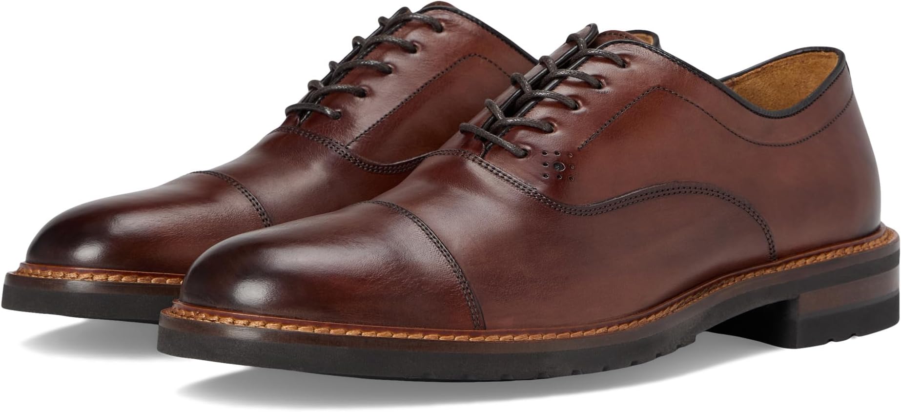 

Оксфорды Johnston & Murphy Collection Hartford Cap Toe, цвет Tan Italian Calfskin