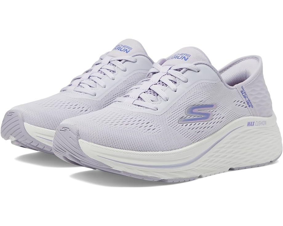 Кроссовки SKECHERS Max Cushioning Elite 2.0 Vanish Hands Free Slip-Ins, цвет Lavender