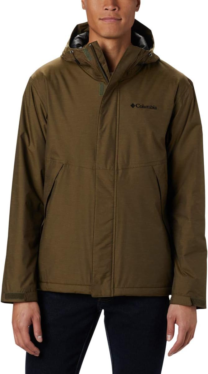 

Columbia Ridge Gates утепленная куртка для мужчин, Olive Green Slub