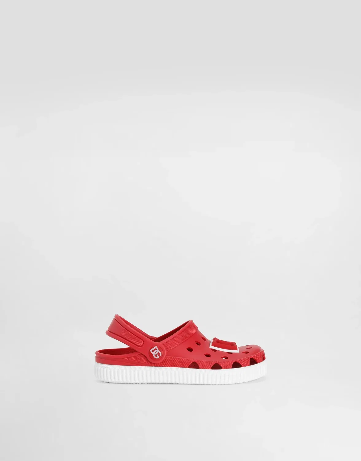 Пляжные сандалии из ПВХ Dolce & Gabbana, красный