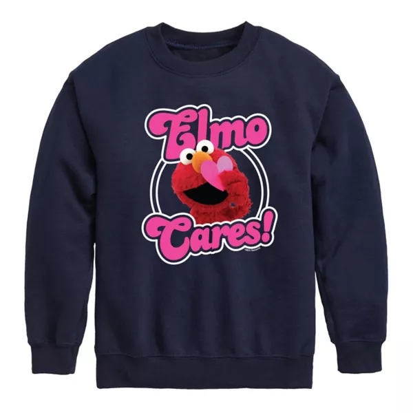 

Мальчиковая флисовая толстовка "Elmo cares" из серии "Улица Сезам" для возрастов 8-20 Licensed Character, синий