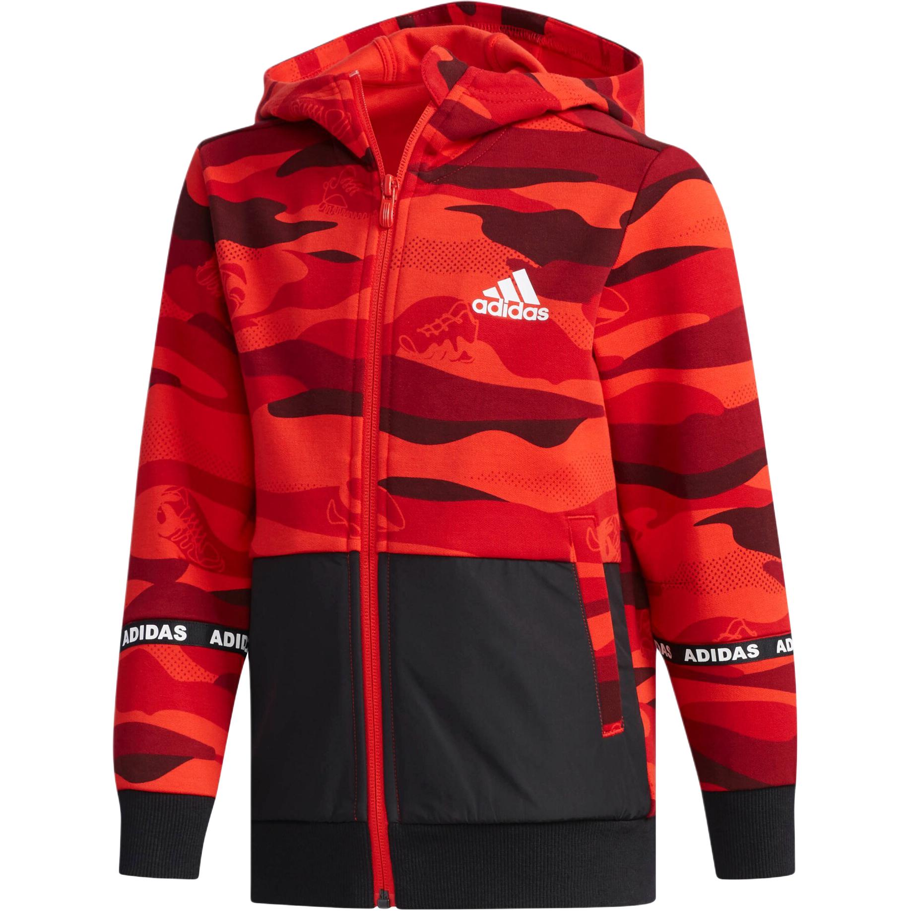 

Куртка детская красно-черная Adidas для детей 3-7 лет