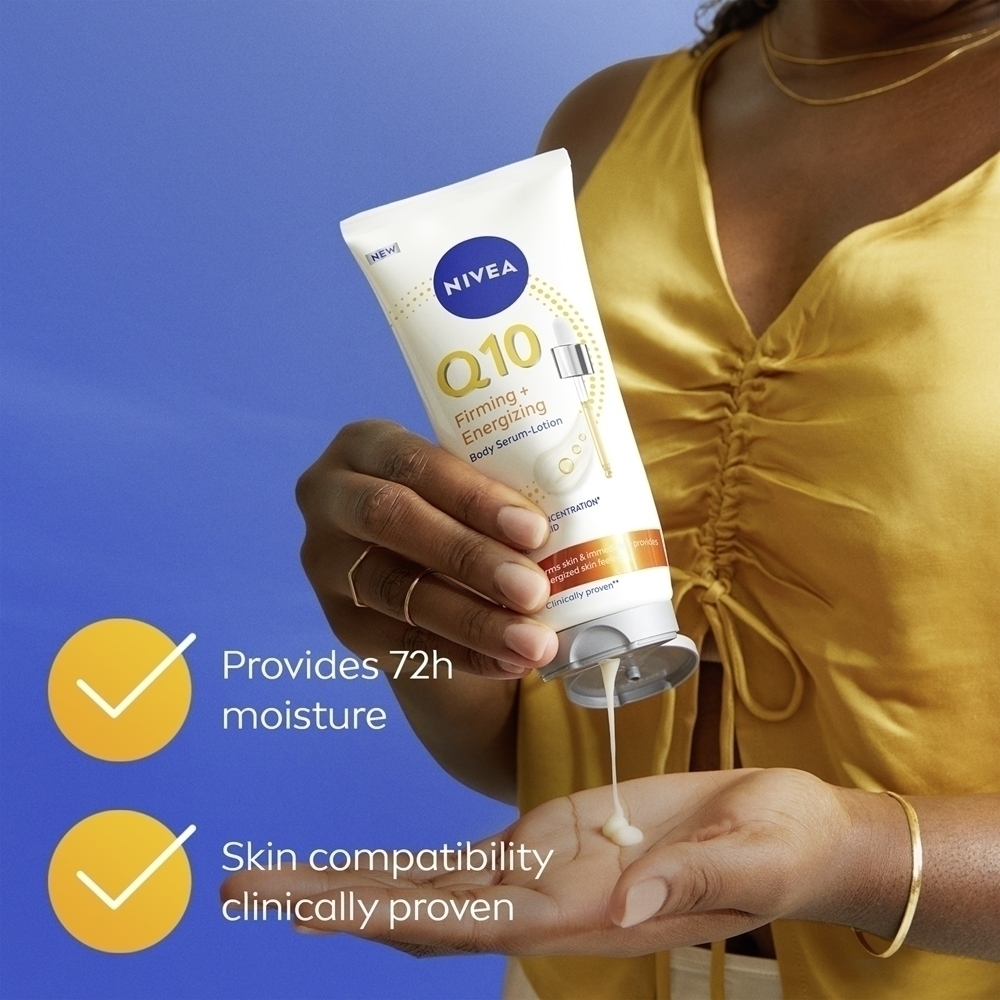 Укрепляющая и энергетическая сыворотка для тела с Q10 Nivea, 200 мл — фото 3