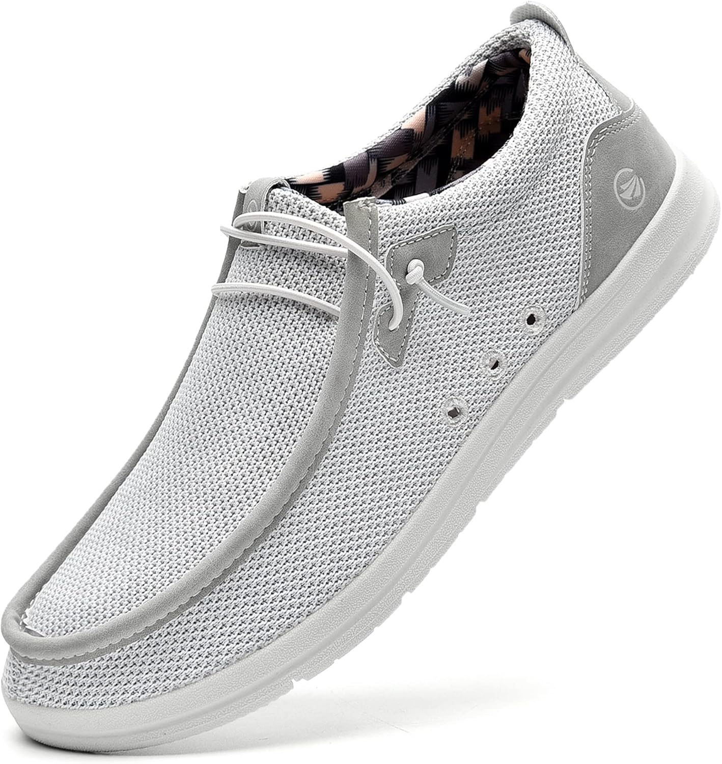 

Мужские лоферы MEHOTO без шнурков, Стелька с поддержкой свода, Мужская обувь, Удобные легкие повседневные мужские лоферы, светло-серый