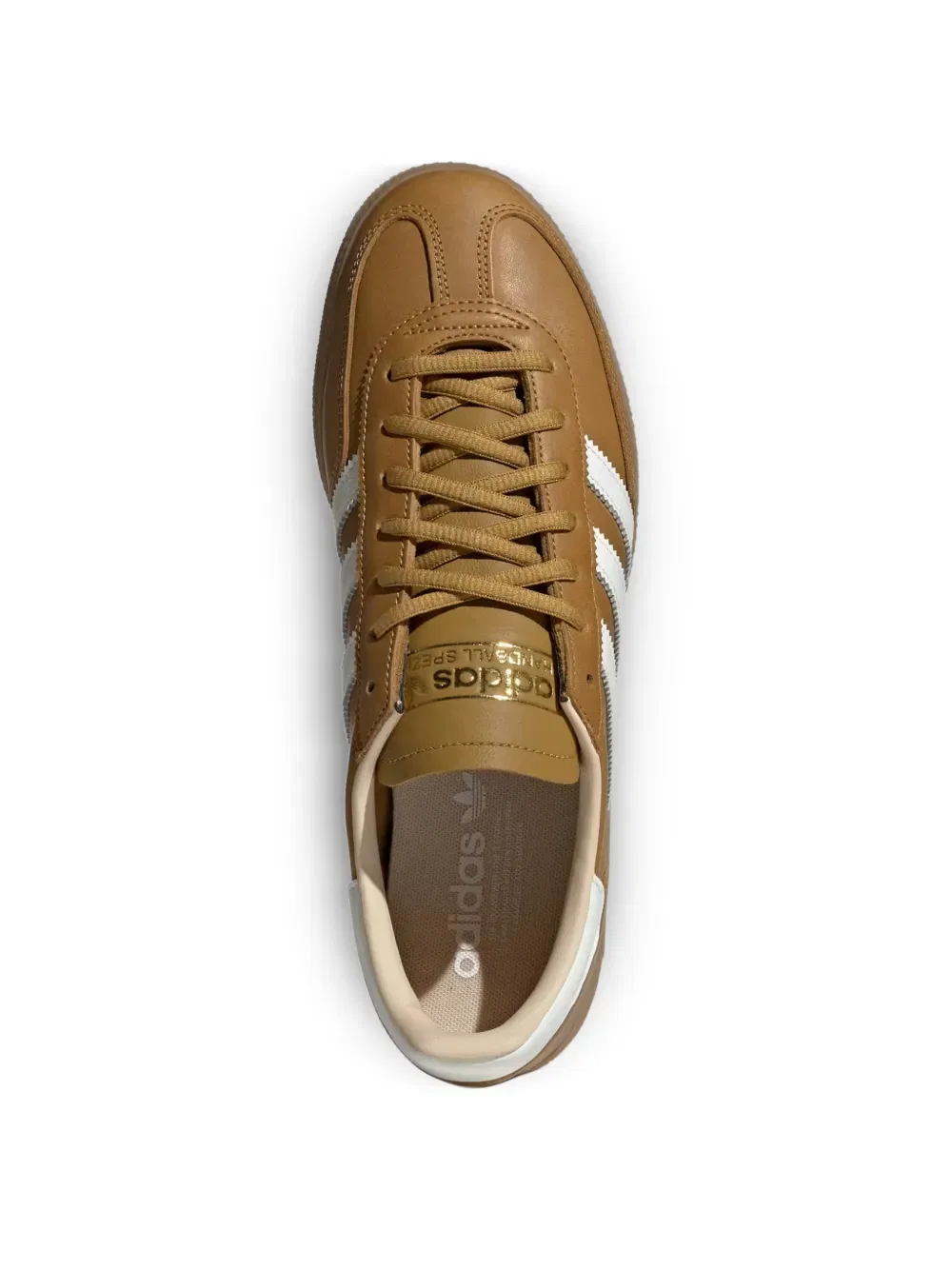 Кроссовки Handball Special с 3 полосками Adidas, коричневый — фото 4