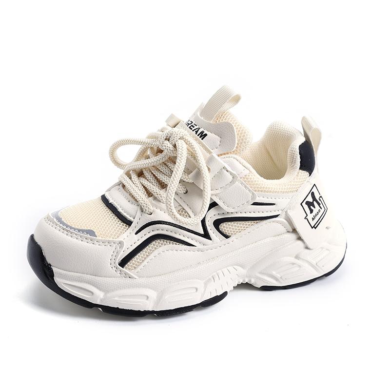 

Нескользящие износостойкие низкие детские кроссовки для повседневной жизни FIRS Kids, черный