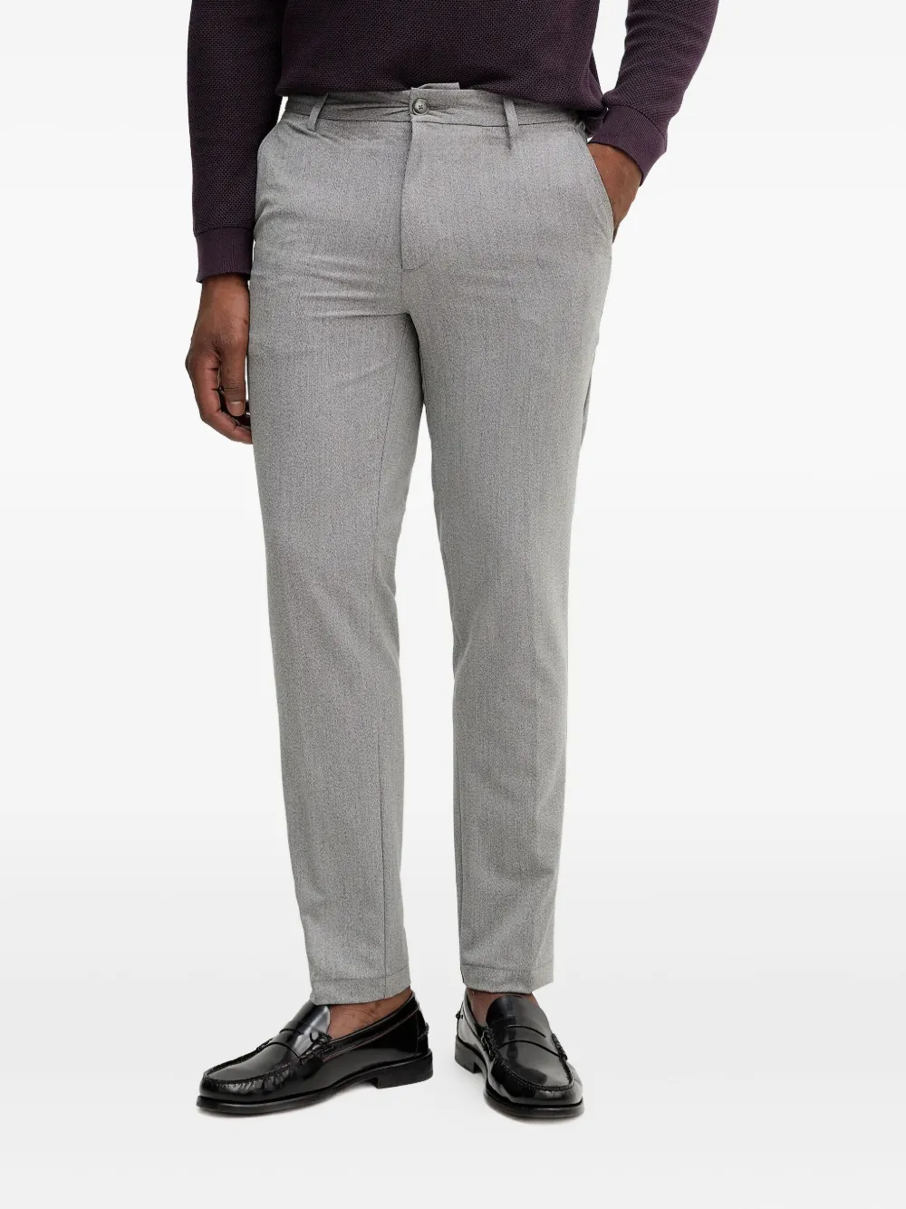 

Прямые брюки BOSS, серый