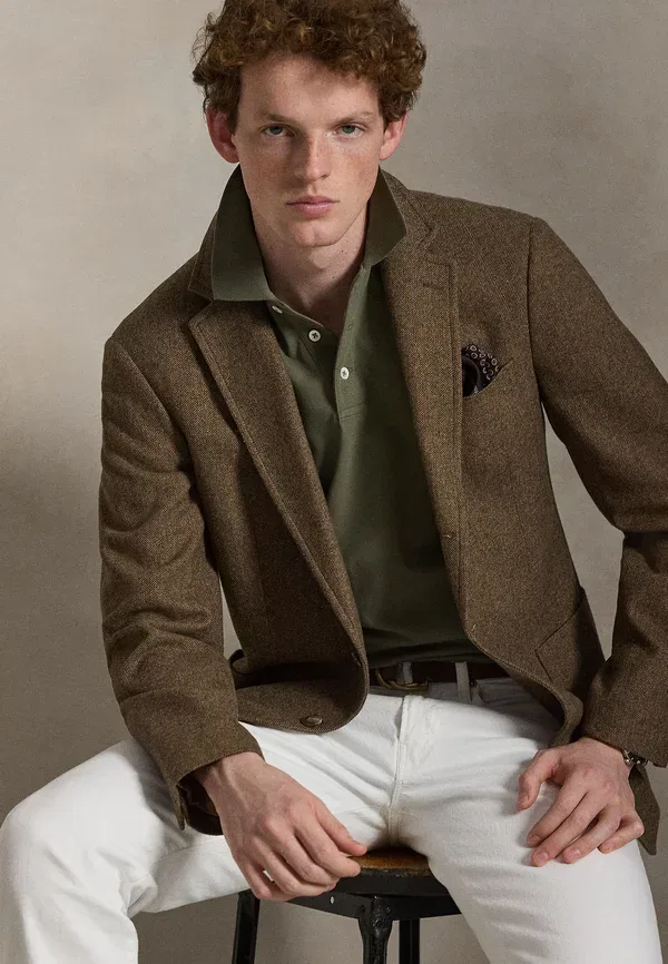 Поло с коротким рукавом Polo Ralph Lauren, цвет круизный оливковый — фото 4