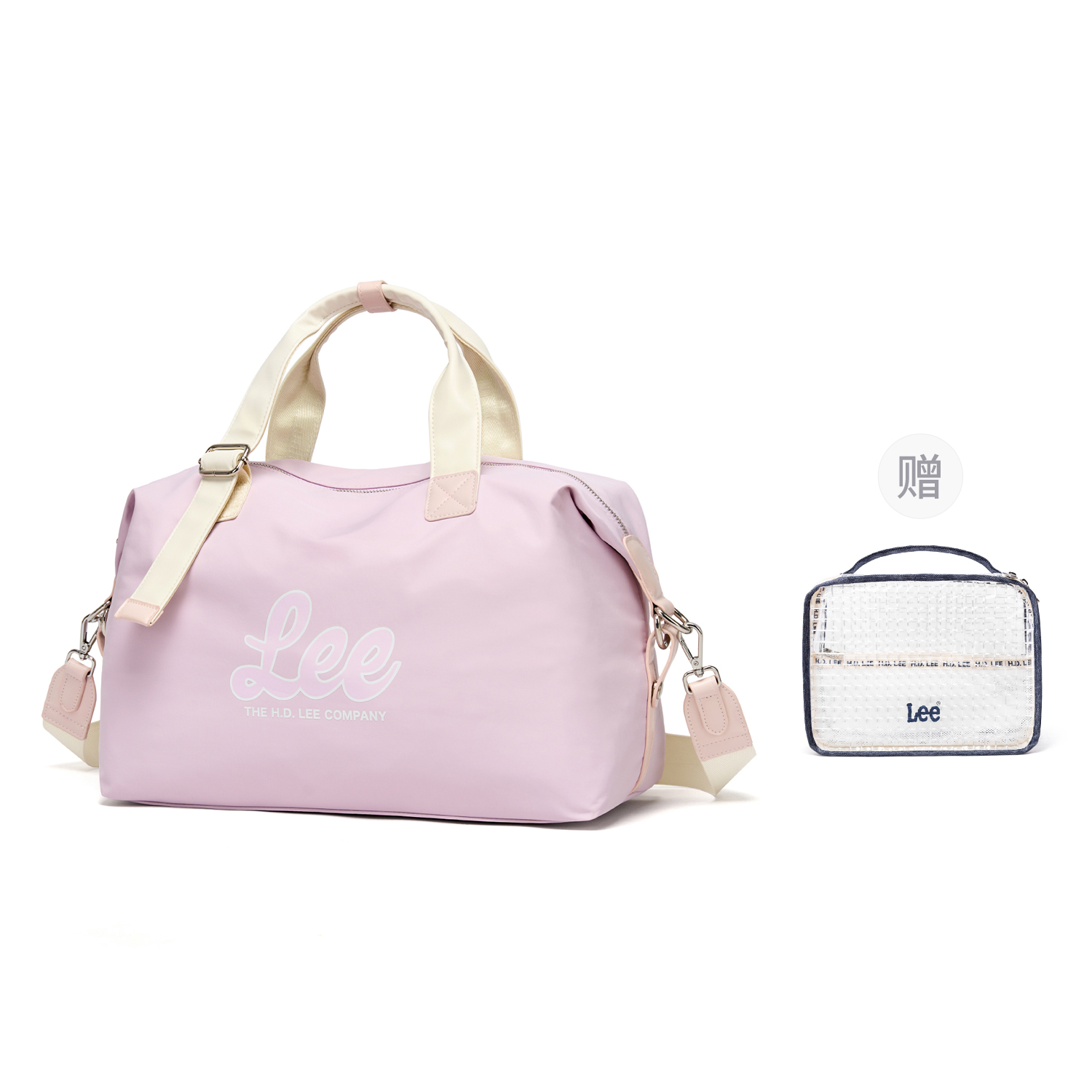 

Lee Тканевая сумка для деловых поездок на короткие расстояния унисекс светло-зеленого и светло-фиолетового цветов, Light Purple+Travel Toiletry Bag