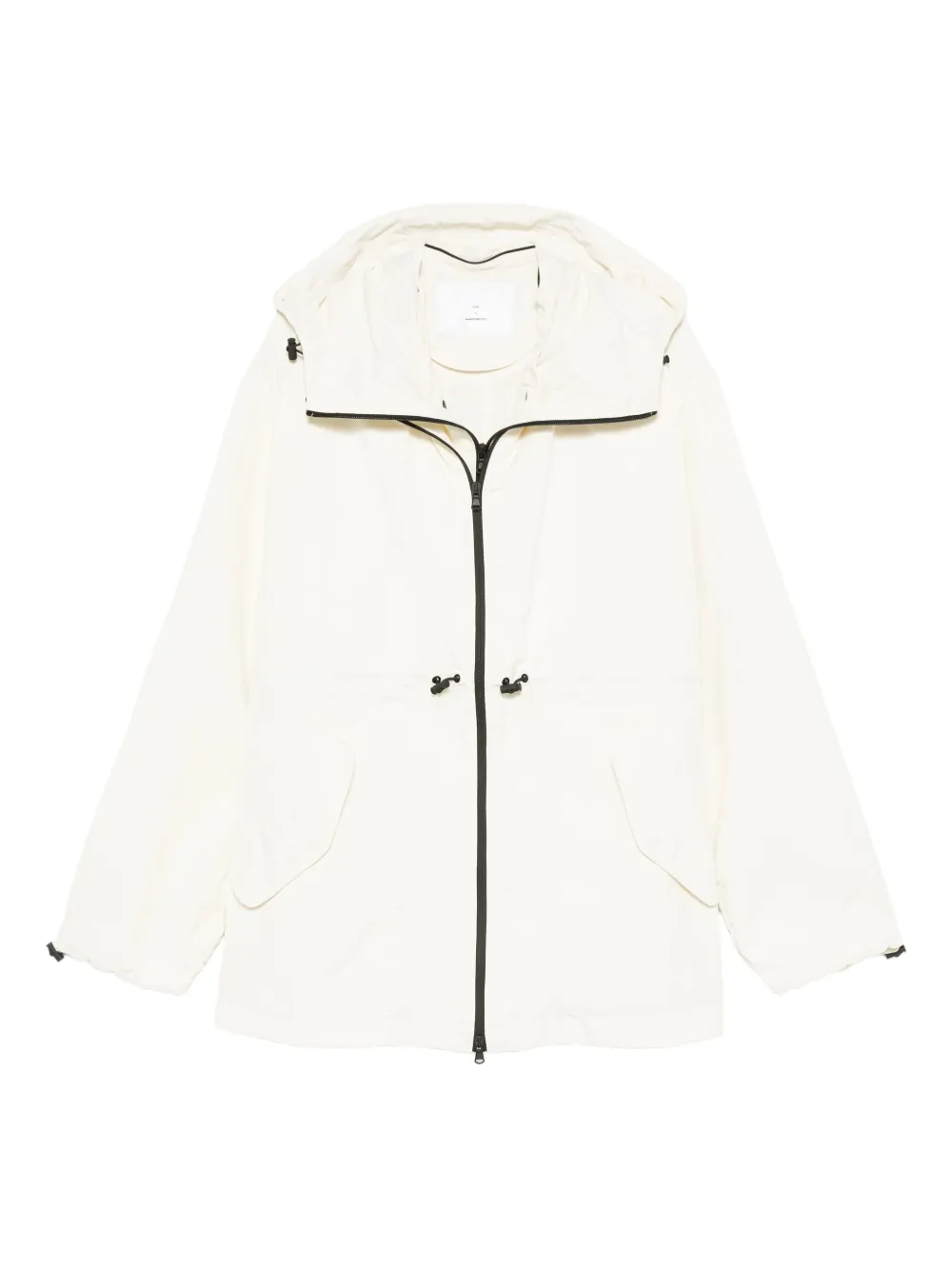 

Пальто с капюшоном и кулиской X RHW WARDROBE.NYC, белый