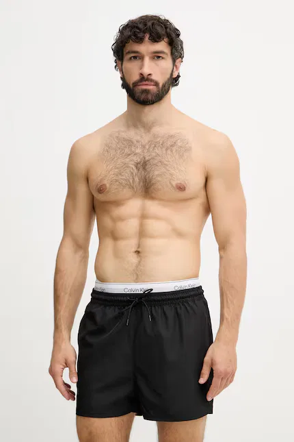 Плавки с принтом Calvin Klein, черный
