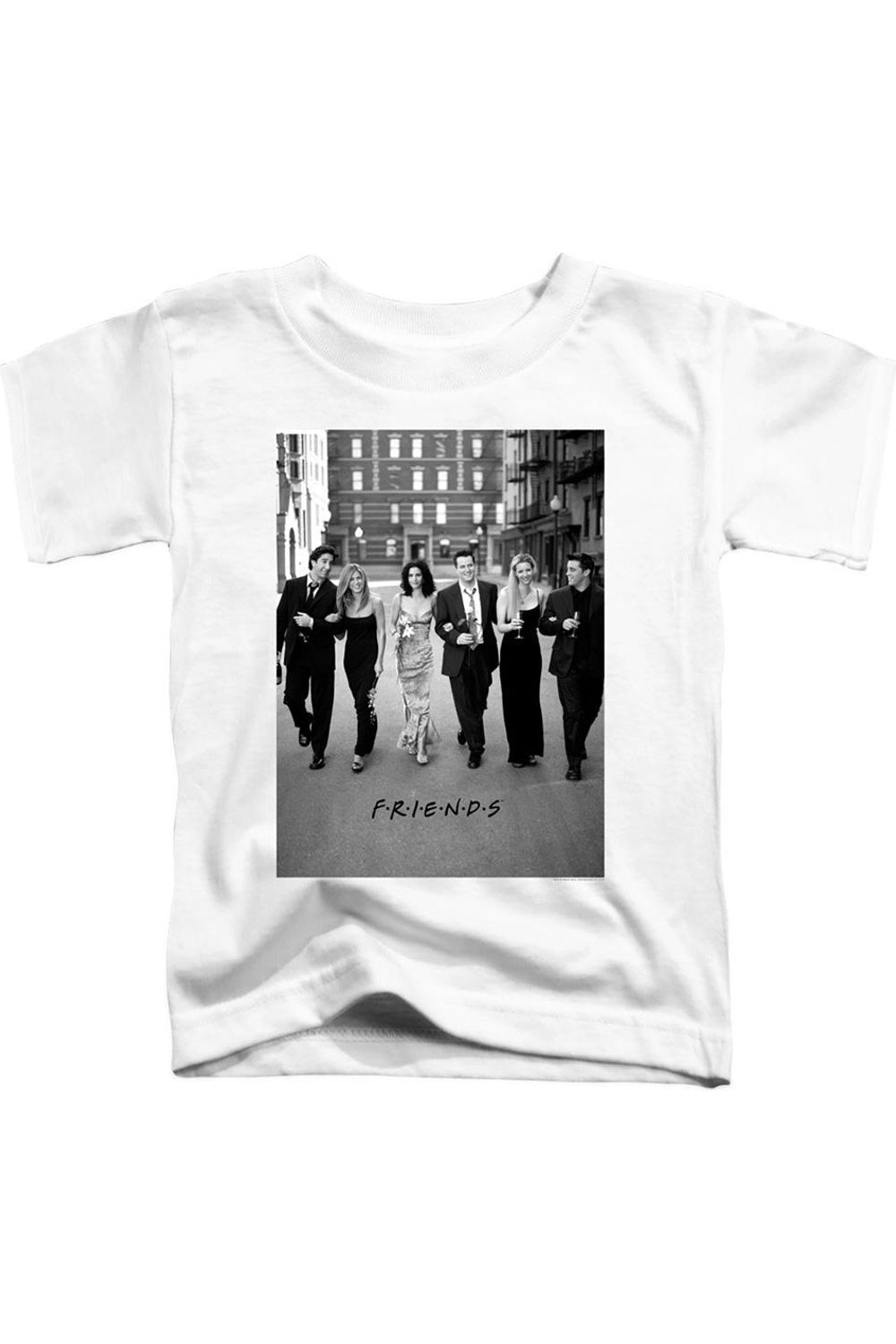 

Футболка с коротким рукавом Friends Walk The Streets для детей Gildan, белый