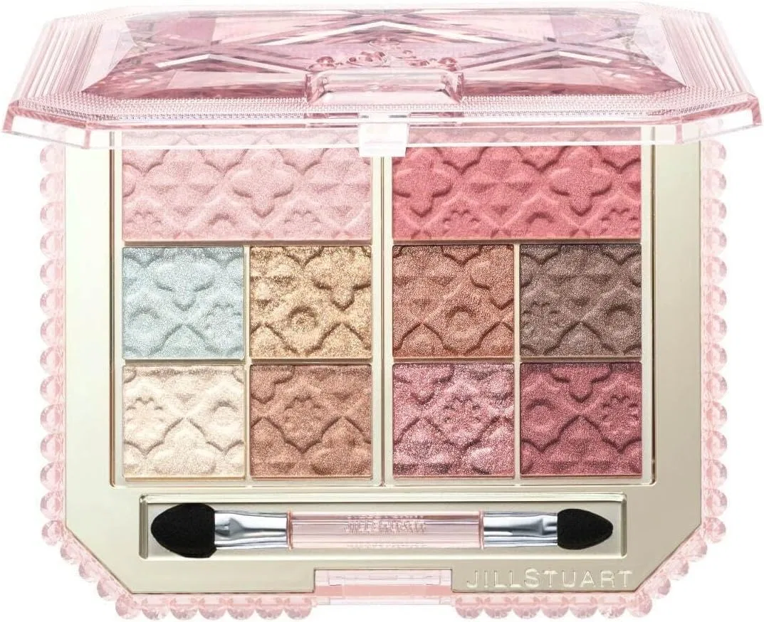 Набор косметики Palace Dream Collection JILL STUART 8 цветов теней + румяна + помада — фото 4