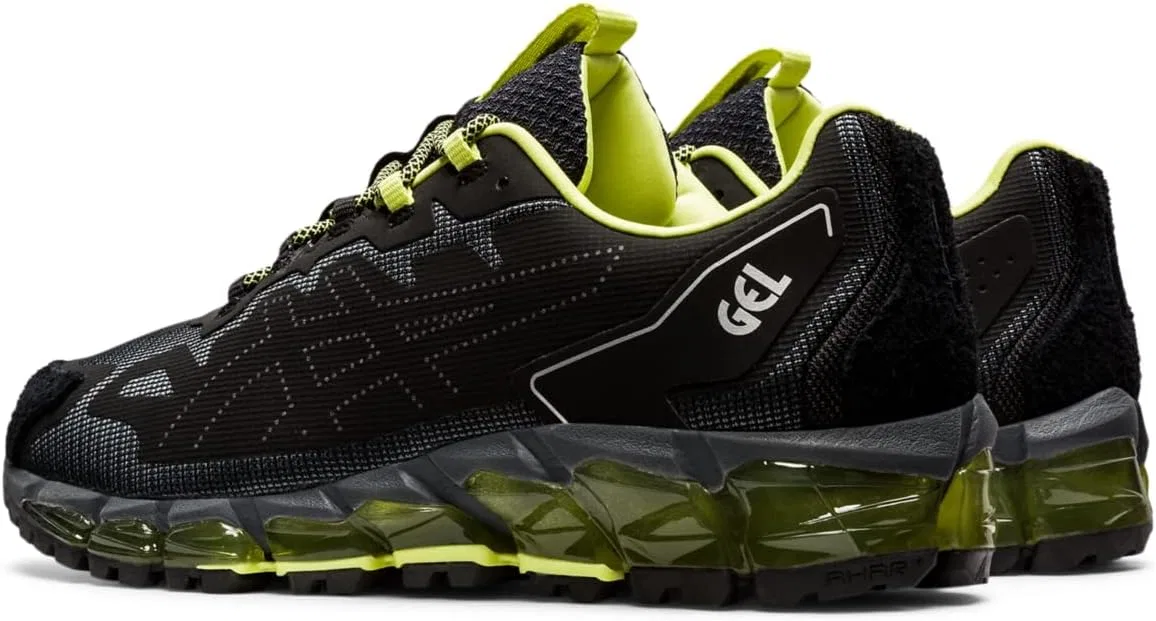 Мужские кроссовки ASICS Gel-Quantum 360 6 Sportstyle, Black, Bright Yellow — фото 4