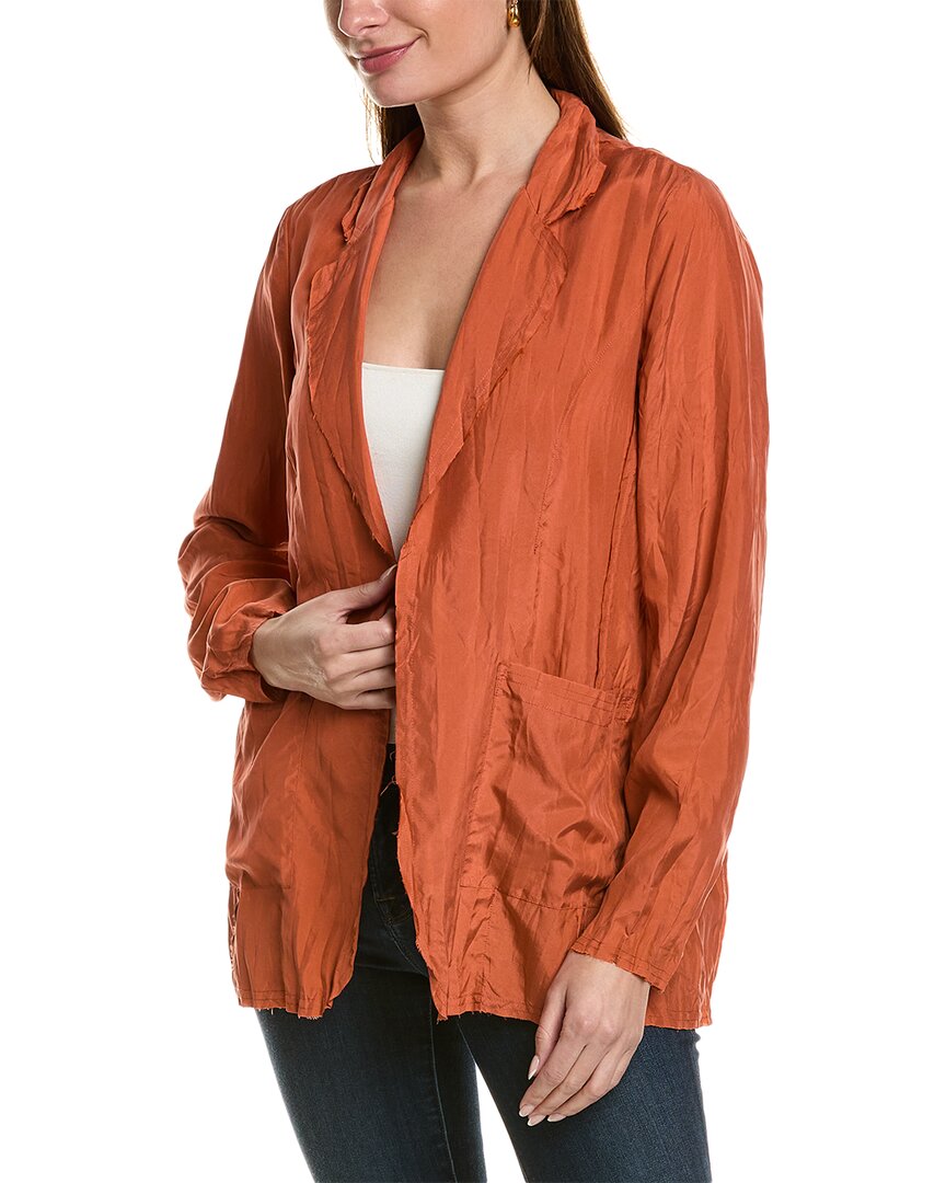 

Go>by GoSilk Go Crinkle Cut Шелковая куртка Go by Go Silk, красный