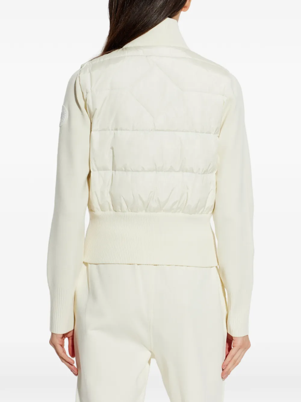 Стеганая пуховая куртка Canada Goose, бежевый — фото 4