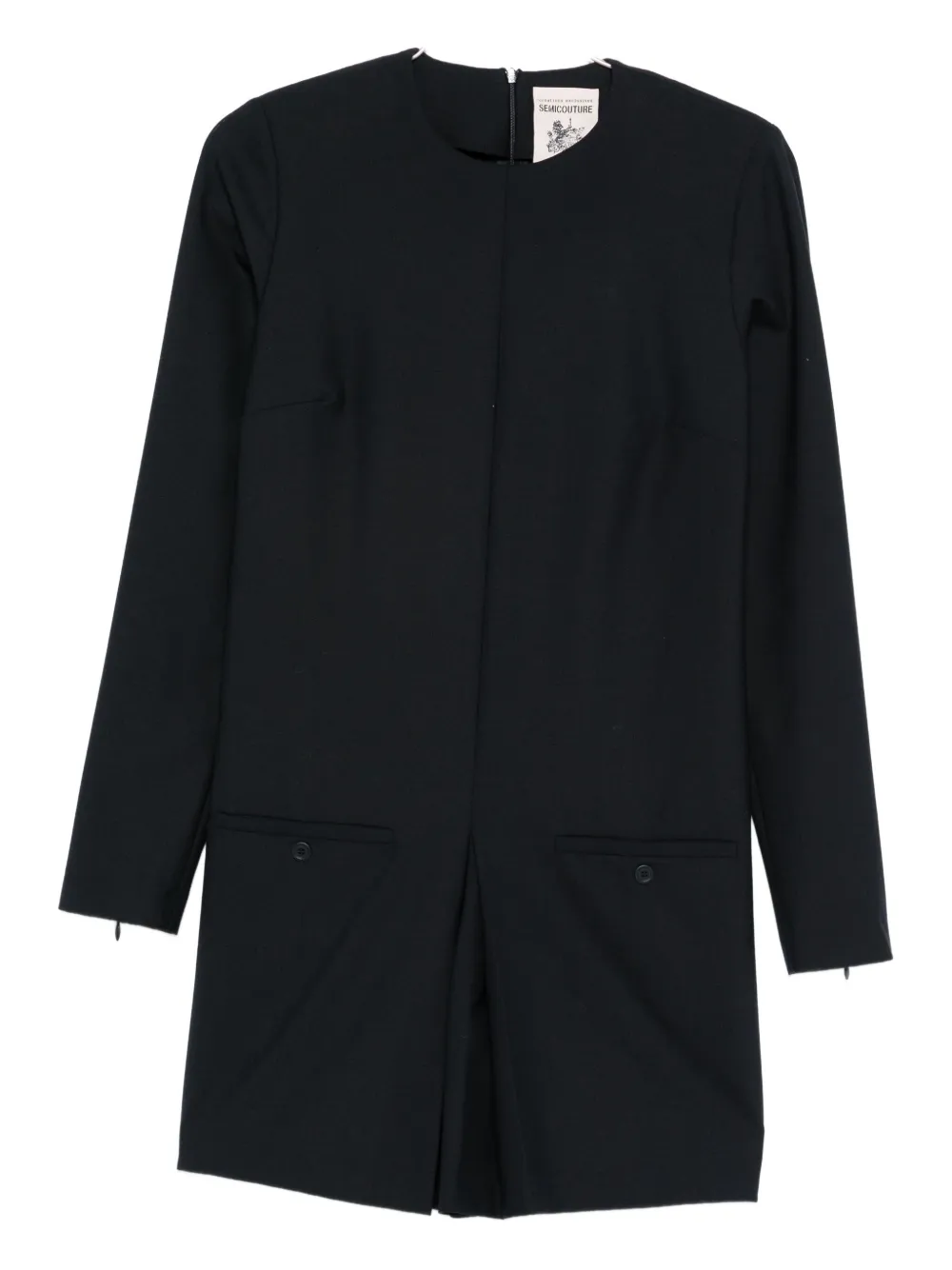 

Приталенный комбинезон Semicouture, синий