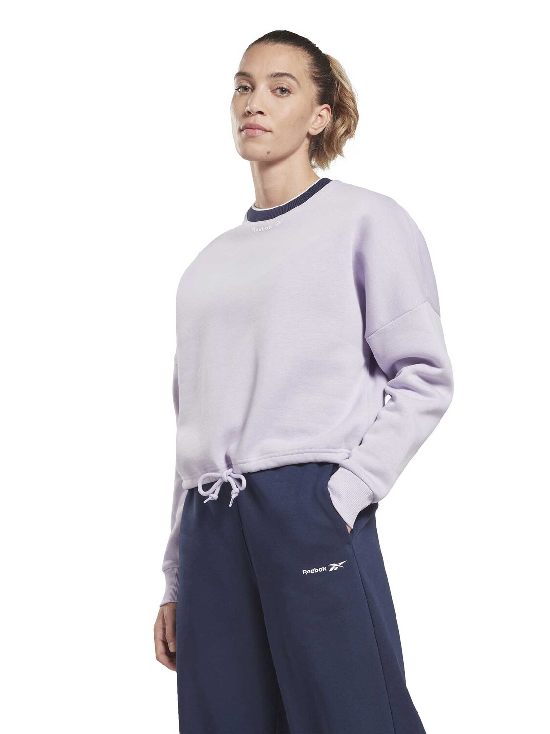 

Блуза Reebok Identity Fleece Crew Sweatshirt, розовый