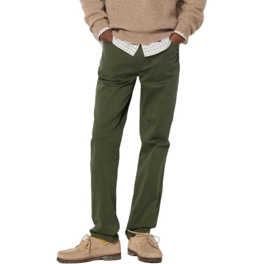 

Повседневные брюки мужские темно-оливковые UNIQLO