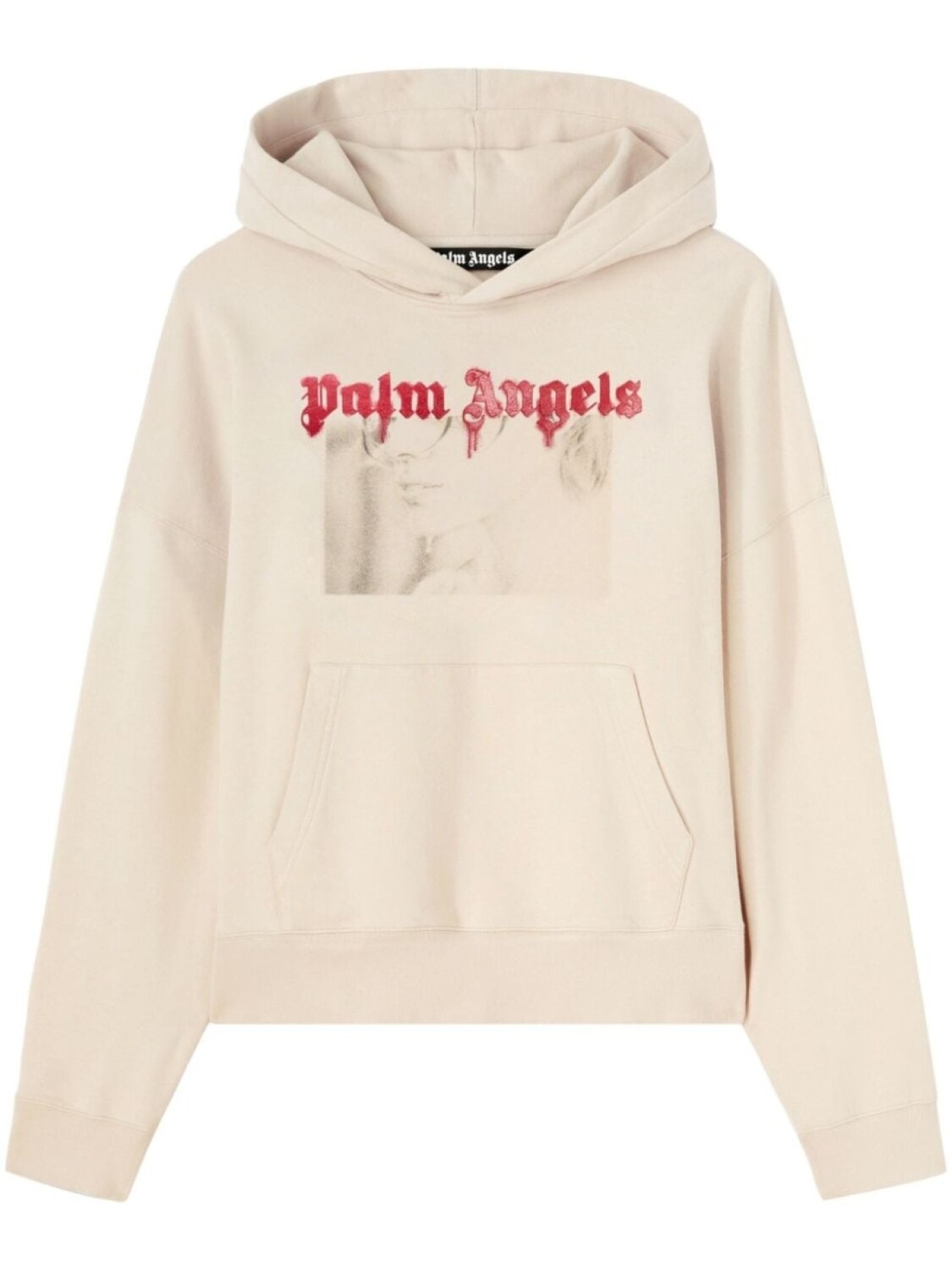 

Palm Angels худи с принтом, нейтральный цвет
