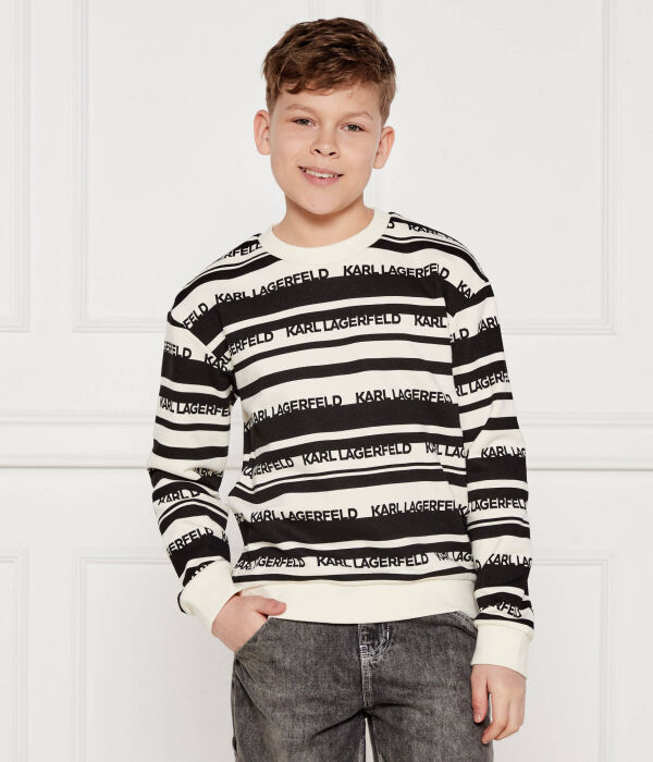 

Свитер Regular fit Karl Lagerfeld Kids, черный