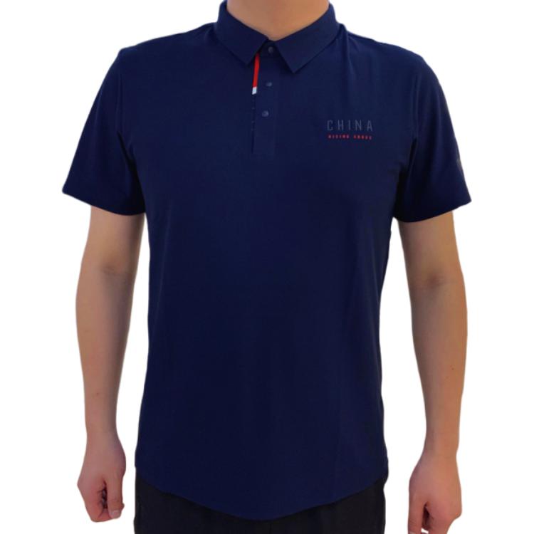 

Поло мужское ANTA, темно-синий