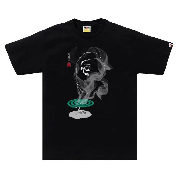 

Футболка BAPE Mosquito Coil Ape Head Tee, черный