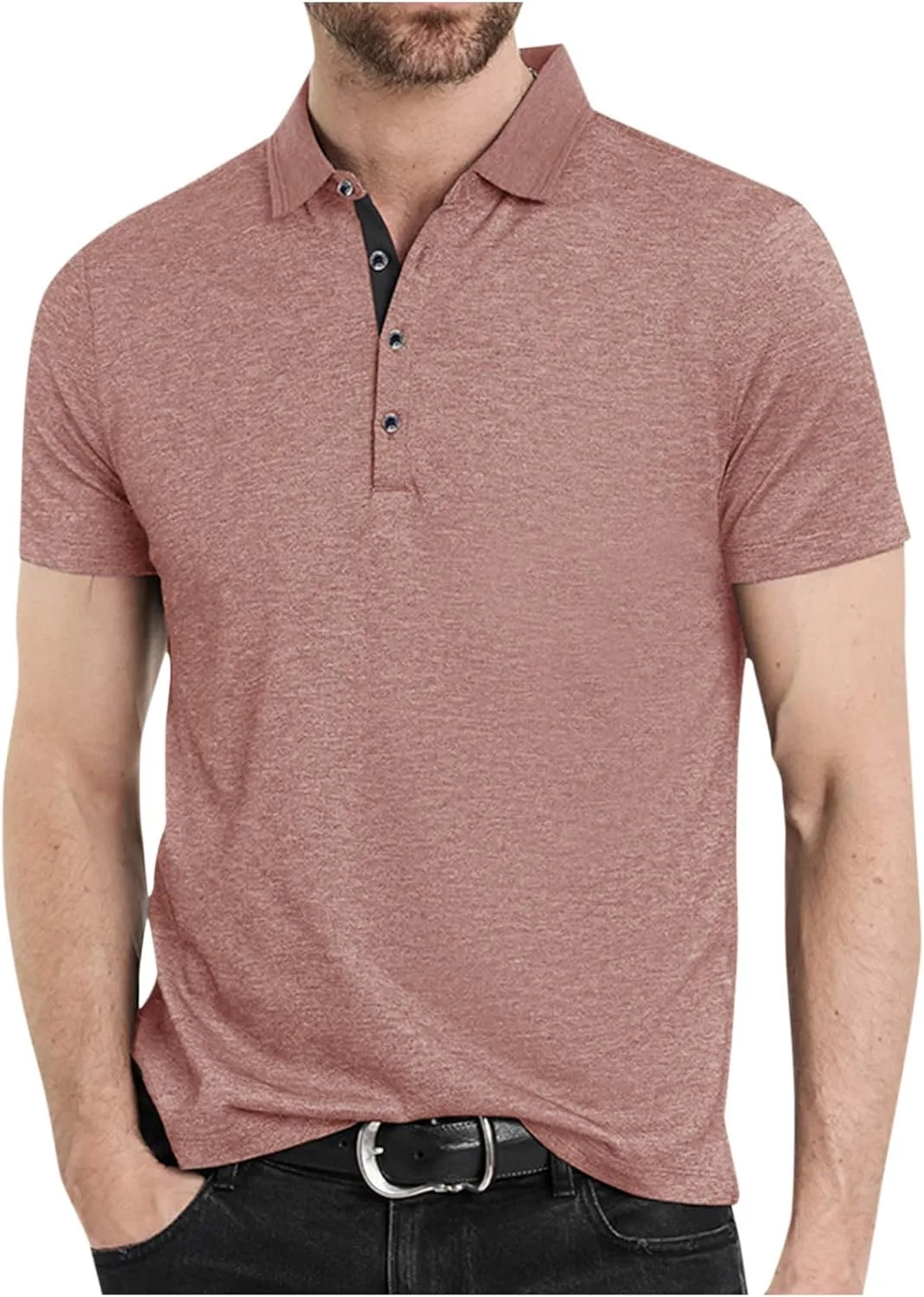 

Мужская поло с коротким рукавом для гольфа