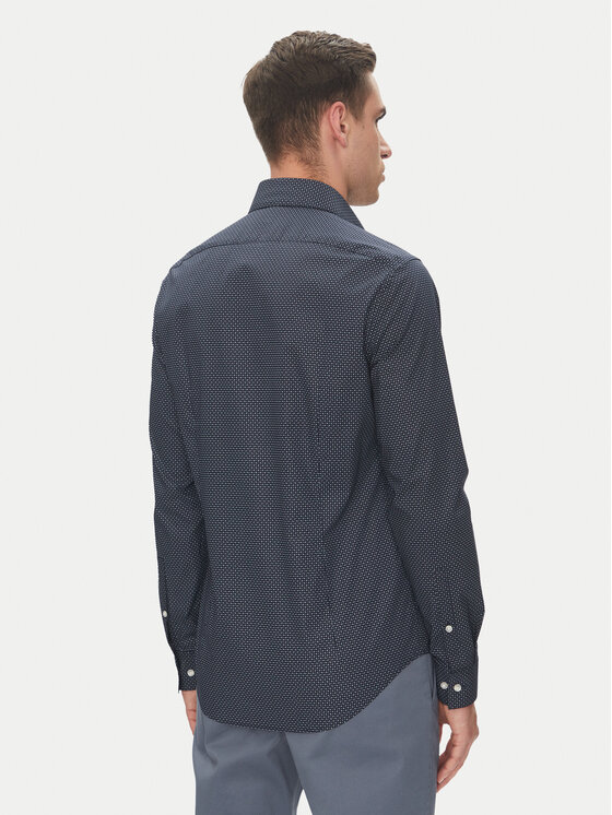 Рубашка облегающего кроя LV019EU005 Calvin Klein, синий — фото 3