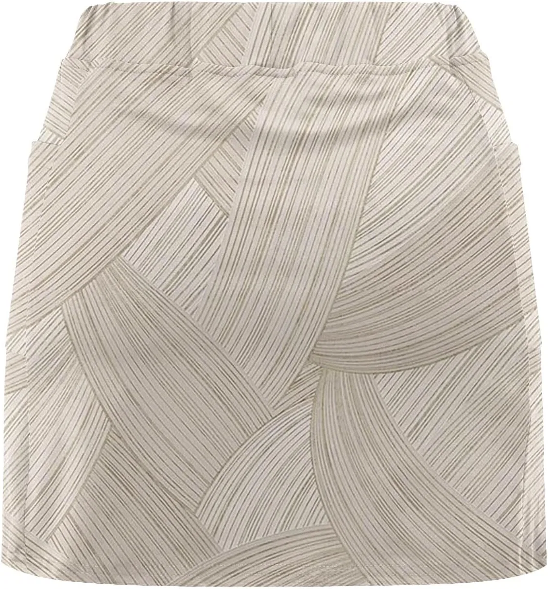 Юбка-шорты женская Athletic Skort с принтом, бренд Generic, цвет 12-beige — фото 3