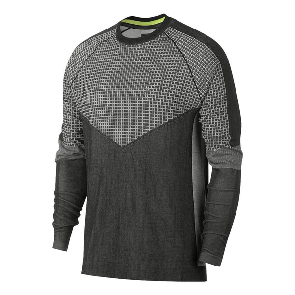 

Футболка Nike Sportswear Tech Pack Sports Long Sleeves 'Grey Black', черный