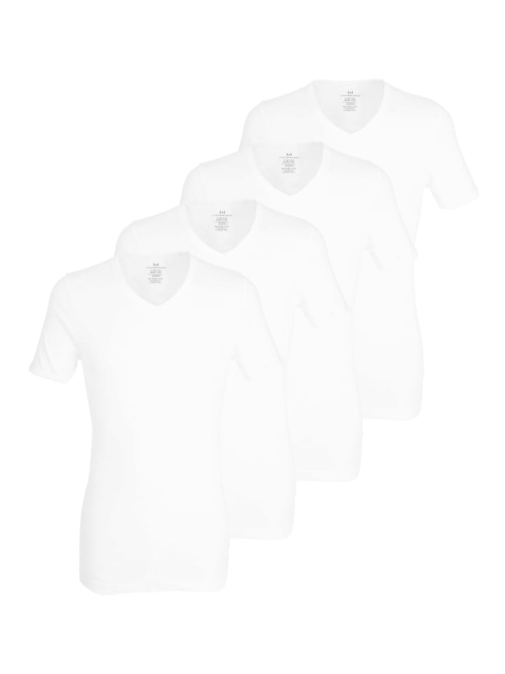 

Набор из 4 футболок «Нюрнберг» белого цвета, Белый, Набор из 4 футболок «Нюрнберг» белого цвета