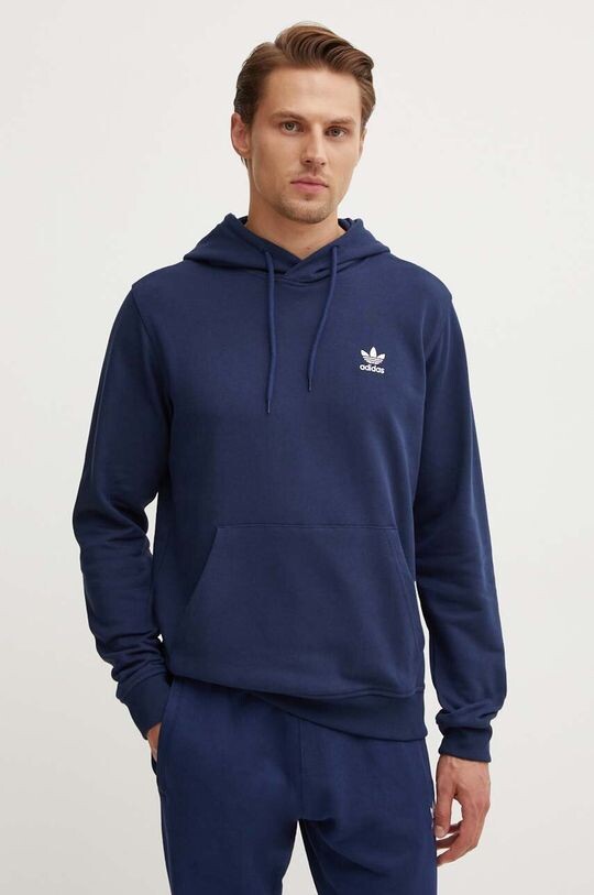 

Хлопковая толстовка adidas Originals, темно-синий
