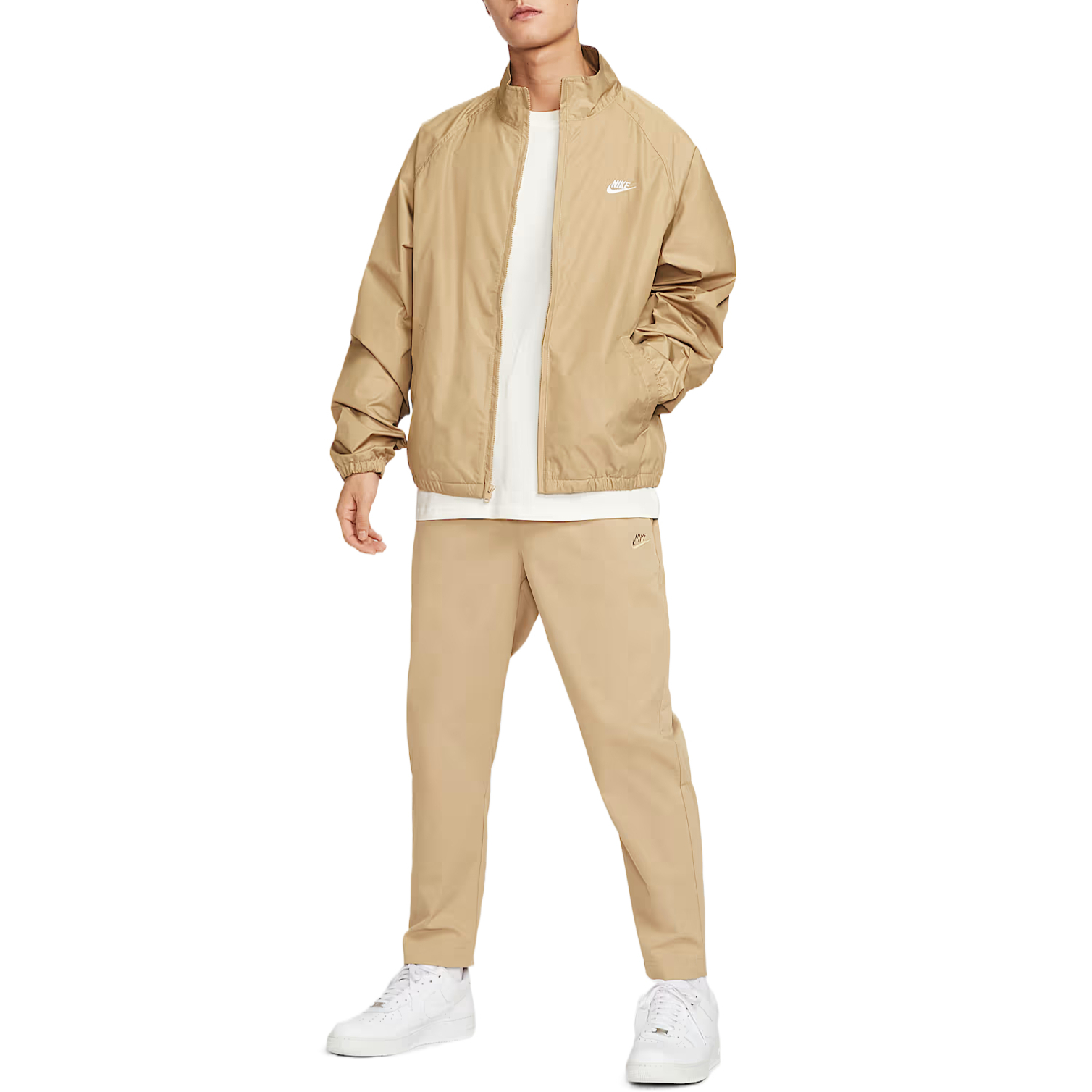 Nike Спортивная куртка мужская на молнии, Light Brown — фото 3