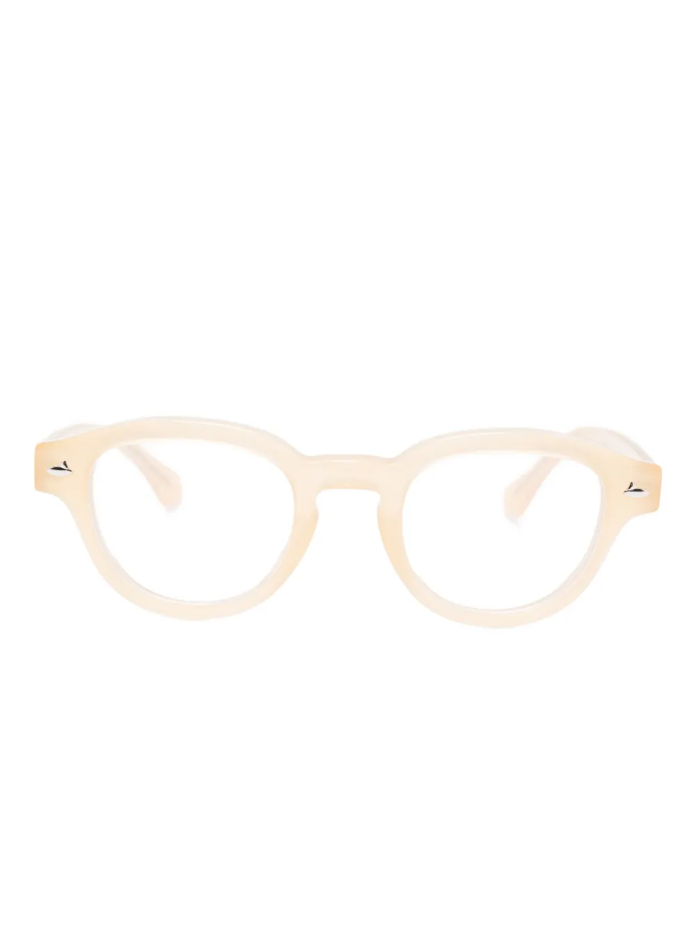 

Очки в круглой оправе Sestini, бежевый