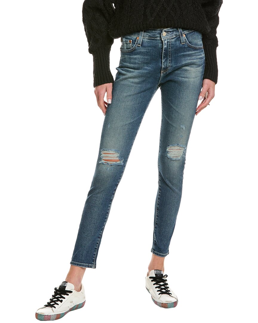 

Джинсы AG Jeans Farrah 15 Years Mural High-Rise Skinny Jeans, синий
