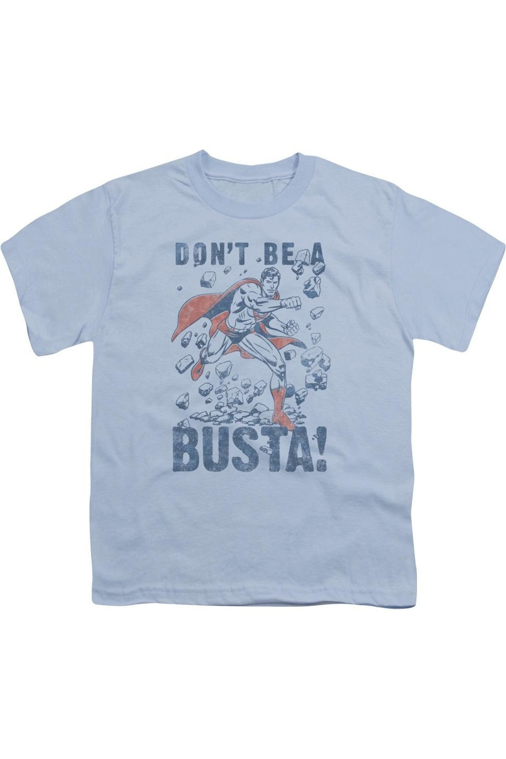 

Футболка с коротким рукавом для детей "Superman Busta" Gildan, светло-голубой